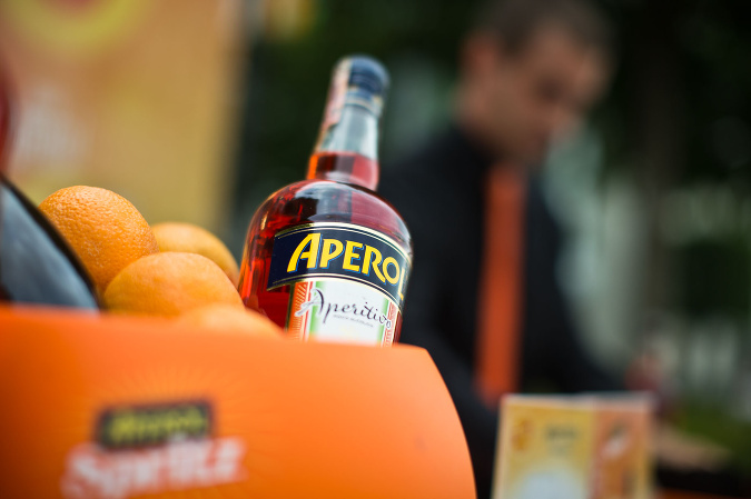 Aperol Spritz kino pri Dunaji