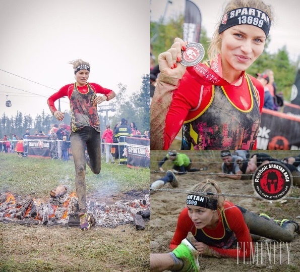 Ivana na prekážkovom behu Spartan race