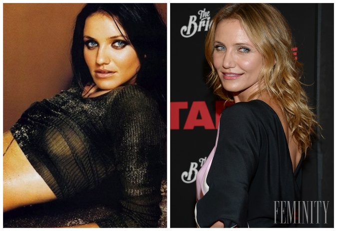 Cameron Diaz bola istý čas tmavovláskou, no blond jej pristane oveľa viac