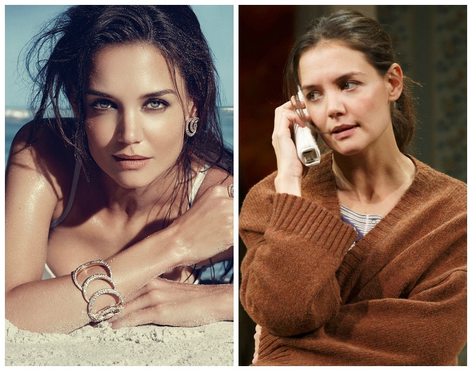 Katie Holmes v reklame nepripomína bežnú Katie Holmes