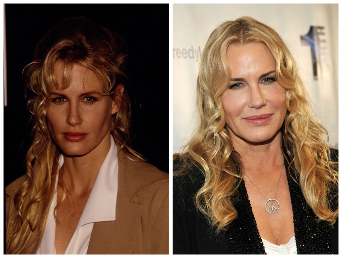 Daryl Hannah nedá dopustiť na vypínanie tváre.