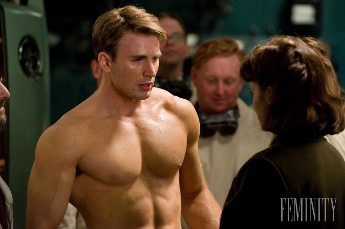 Chris Evans v snímke Kapitán Amerika