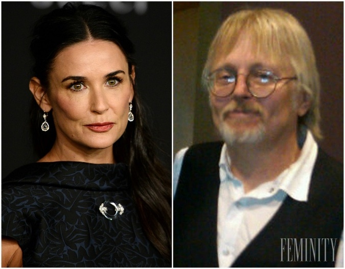 Herečka Demi Moore a jej bývalý manžel Freddy Moore 