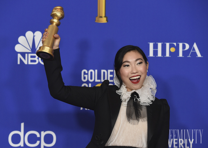 Awkwafina, získala svoj prvý Zlatý glóbus za film The Farewell.