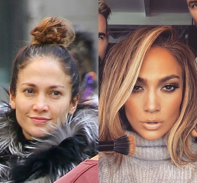 Jennifer Lopez je krásna žena aj bez make-upu, ale záľubu v retuši má i ona