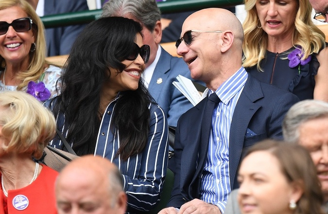 Lauren Sanchez a Jeff Bezos