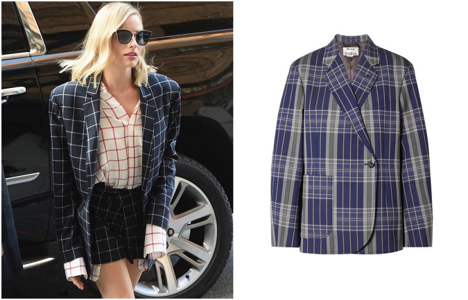 Herečka Margot Robbie stavila na oversized strih