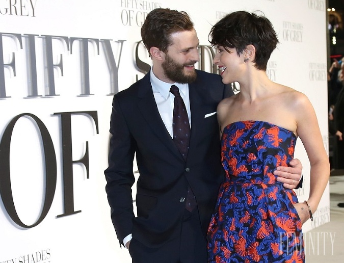 Herec Jamie Dornan s manželkou Ameliou