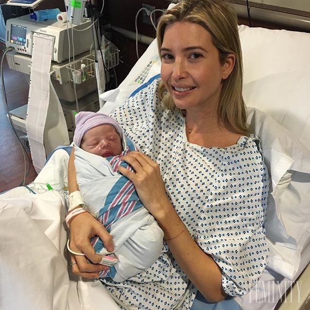 Ivanka porodila pred pár dňami syna Theodoera