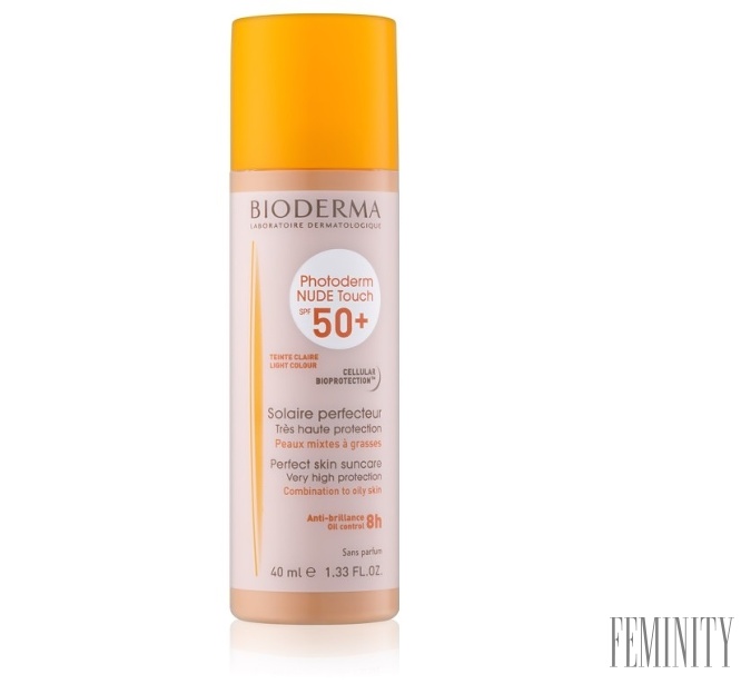 Bioderma Photoderm Nude Touch - ochranný tónovaný fluid pre zmiešanú až mastnú pleť SPF 50+