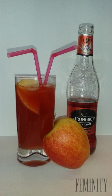 Recept s využitím cidera Strongbow, ktorý urobila Lenka