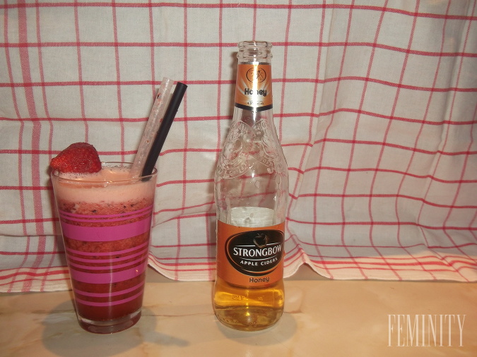 Recept s využitím cidera Strongbow, ktorý urobila Lucia