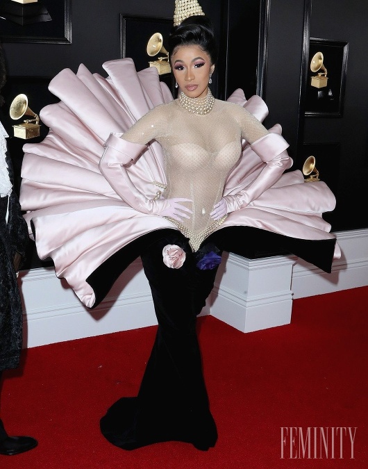 O speváčke Cardi B už dávno vieme, že rada vyčnieva z davu a nestalo sa inak ani na červenom koberci na odovzdávaní cien Grammy