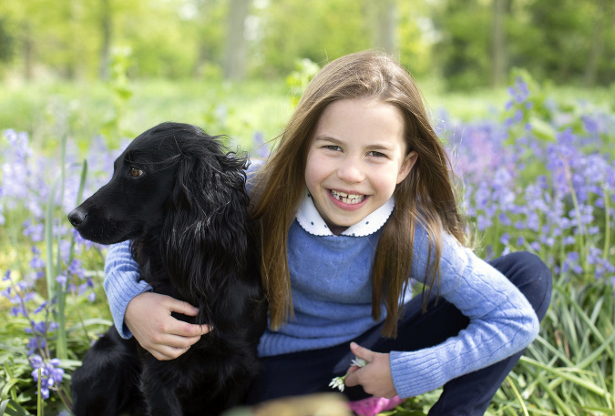 Princezná Charlotte rastie do krásy