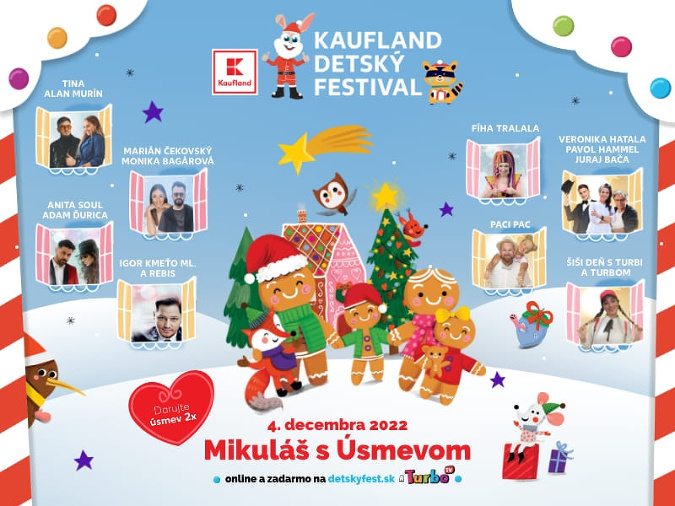 S Kaufland Detským festivalom si užije mikulášsky program celá rodina