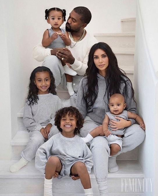 Kim Kardashian a Kanye West majú spolu štyri deti