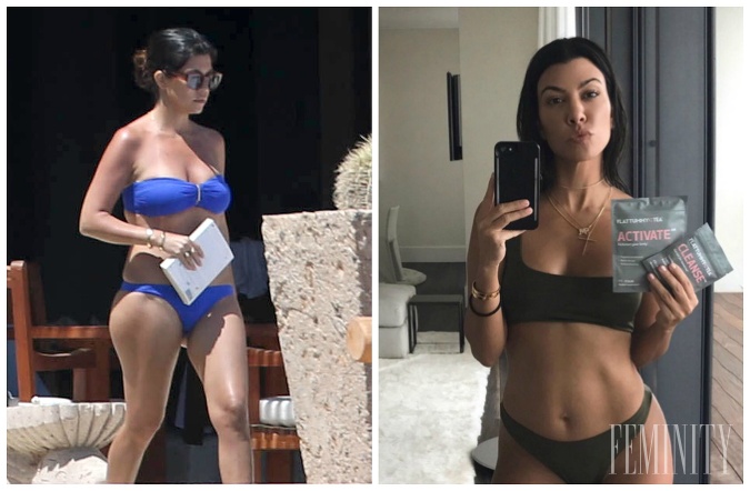 Kourtney Kardashian kedysi a dnes