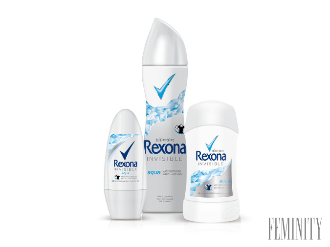 Antiperspiranty Rexona s technológiou MotionsenseTM