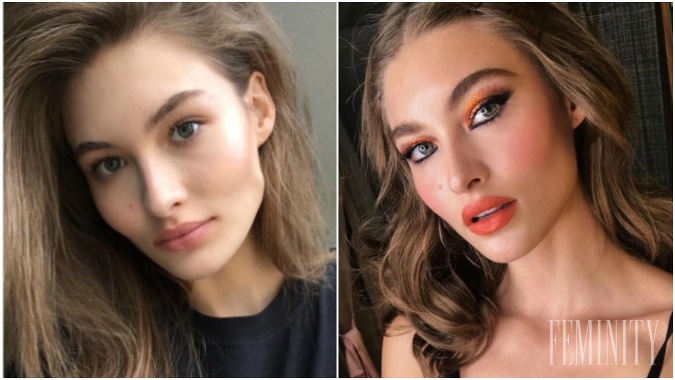 Modelka Grace Elizabeth v naturálnej a extravagantnej podobe