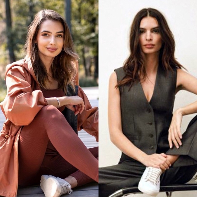 Podoba s Emily Ratajkowski je u nej nepopierateľná