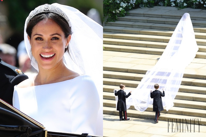 Svadobný závoj Meghan Markle bol posiaty symbolmi