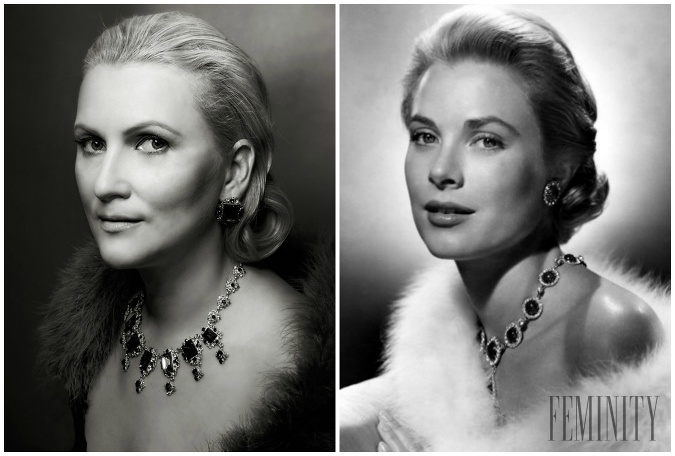 Silvia ako Grace Kelly pôsobí rovnako príjemným dojmom 