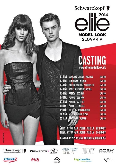 Castingy Schwarzkopf Elite Model Look 2014