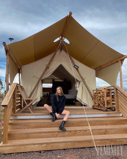 Najväčším zážitkom bol pre Eriku glamping Under Canvas