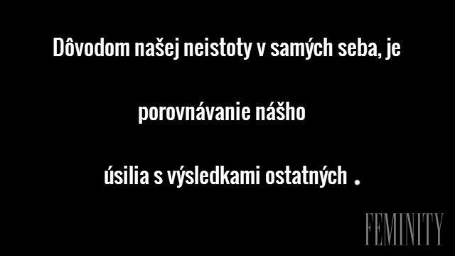 Neistota v samých seba...