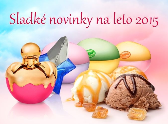 Novinky sladké ako zmrzlina s karamelovou polevou. Nina Ricci Les Delices de Nina, Thierry Mugler Angel Eau Sucree 2015, DKNY Delicious Delights Fruity Rooty, DKNY Delicious Delights Cool Swirl a DKNY Delicious Delights Dreamsicle. S týmto sladkým pokušením sa naozaj oplatí zhrešiť. 