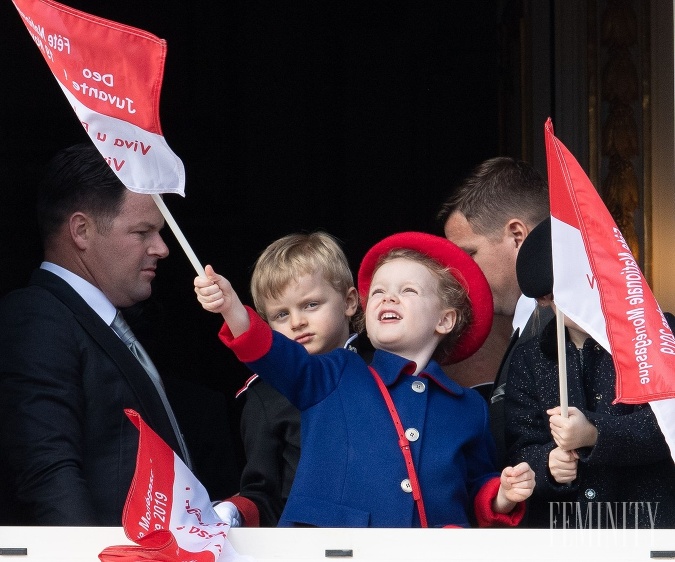 Dcérka monackej princeznej, malá princezná Gabrielle