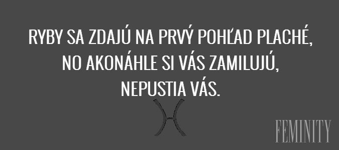 Ryby sa zdajú na prvý pohľad plaché, no akonáhle si vás zamilujú, nepustia vás