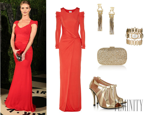 Maxi elegancia ako Rosie Huntington-Whiteley