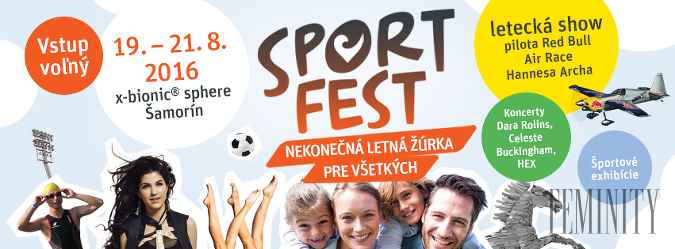 Štartuje SPORTFEST 2016 – nekonečná letná žúrka pre všetkých
