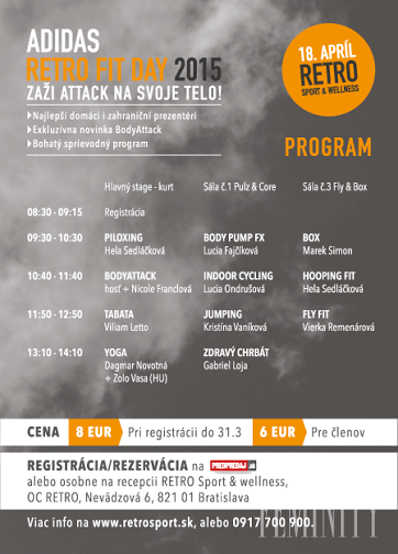 Zaži attack na svoje telo s ADIDAS RETRO FIT DAY 2015