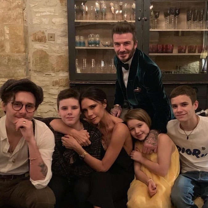 Victoria Beckham v kruhu svojej rodiny