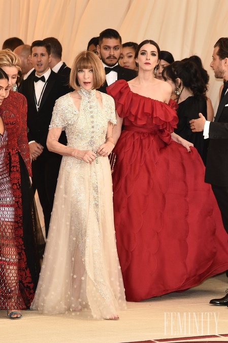 Šéfredaktorka amerického magazínu VOGUE Anna Wintour s dcérou