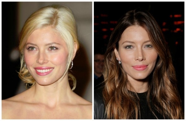 Jessica Biel si v minulosti tiež vyskúšala blond, no ako bruneta má viac šmrncu